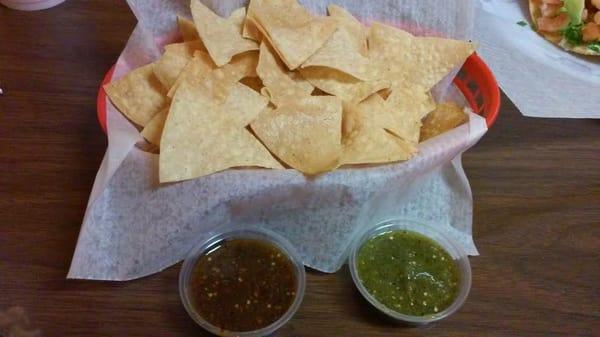 Complimentary chips & salsa