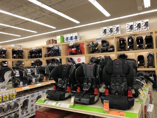 baby seats and strollers