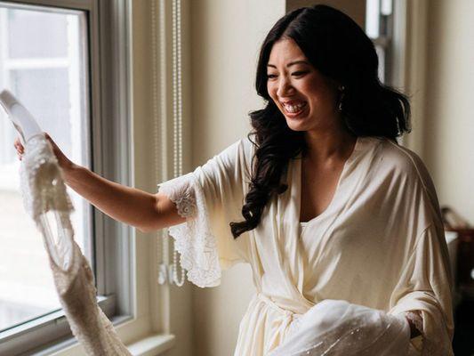 Garden Wedding Makeup/hair by Jen & Gia for Nika Vaughan Bridal Artists Photo: T&S Hughes Photography