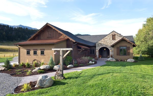 Rustic Southwestern Flair; Jackson Creek Home; Bridger Canyon, Bozeman, MT;formescent.com; Photos: jeremythurstonphotography.com