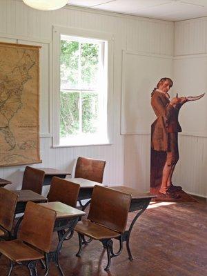 The Ichabod Crane Schoolhouse  is open seasonally--all summer and fall--along with the Luykas Van Alen House.