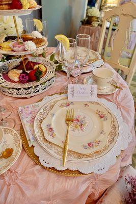 Mother's Day High Tea 2024 Place Settings