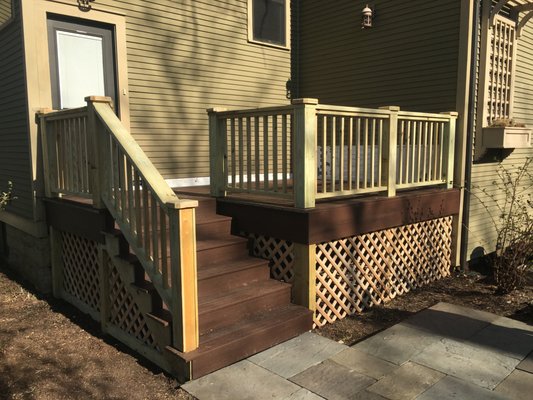 2018 Downers Grove rear entry deck.