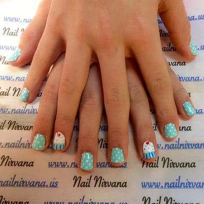 Childs Manicure with Design