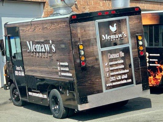 Memaw's Table Food Truck. Offering great cajun meals.