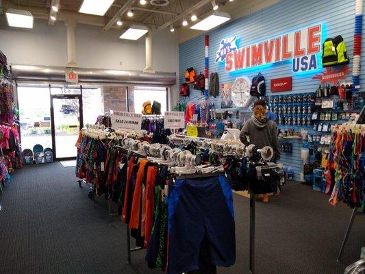 Inside of Mo's Swimville USA