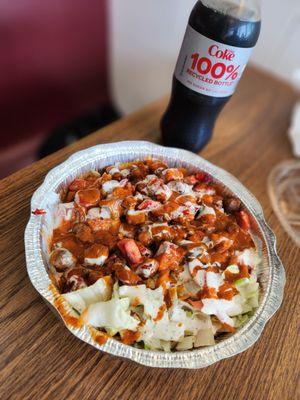 Mixed Platter Over Rice