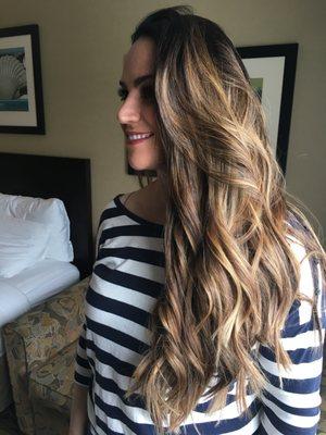 Balayage on this head of hair... Emily is my hero!