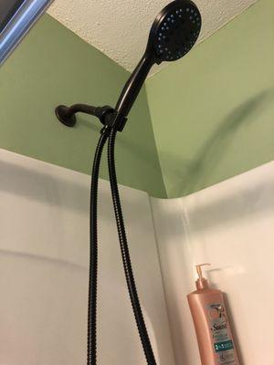 Installed a new shower head.