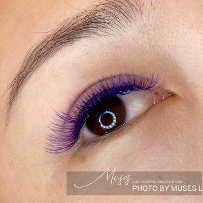 colorful volume lash