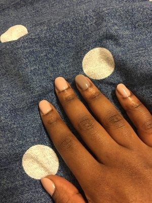 Shellac manicure from Cuticles Nail Salon