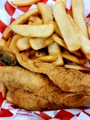 2 piece Fish and Fries Fried to perfection