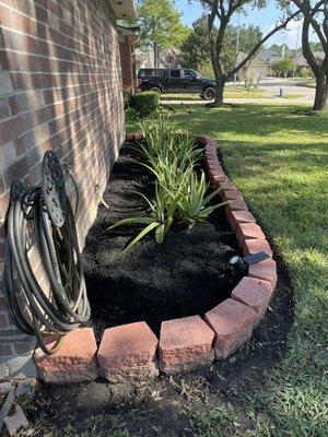 Mulch and flower bed renovations