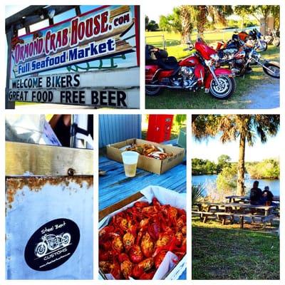 Best kept secret in Ormond Beach.  Great shell fish, great prices & free beer.