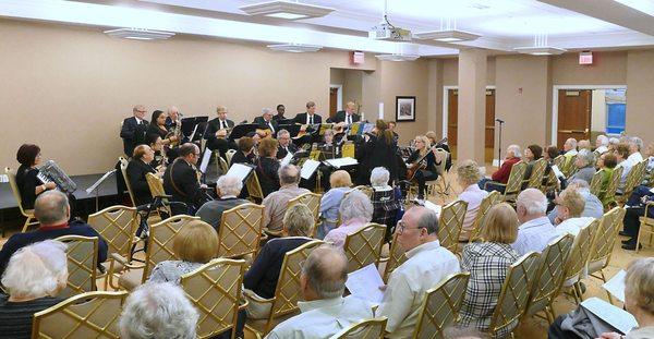 Long Island Mandolin and Guitar Orchestra playing at The Amsterdam at Harborside - May 1. 2018