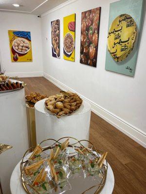 Laila Sedki solo exhibition: A Taste of the Nile - catered private event