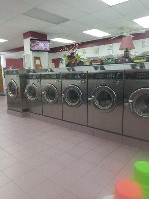 Lovely and clean environment to get your laundry done.