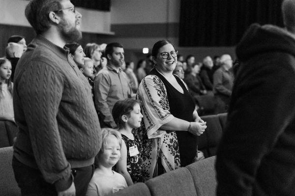 We love seeing families worship together!