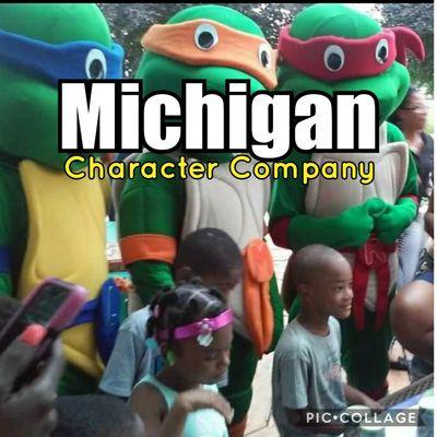 Ninja Turtles party with your friends at Michigan Character Company