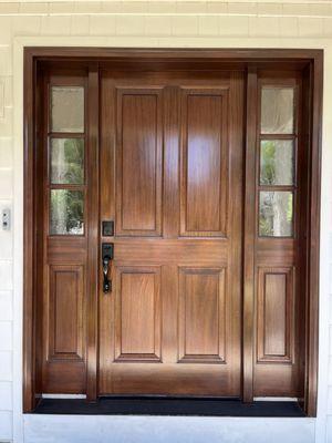 Restored front door