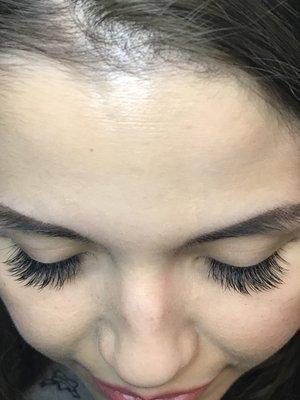 Classic eyelash extensions