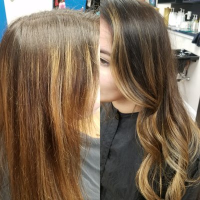 Before and after by Rose