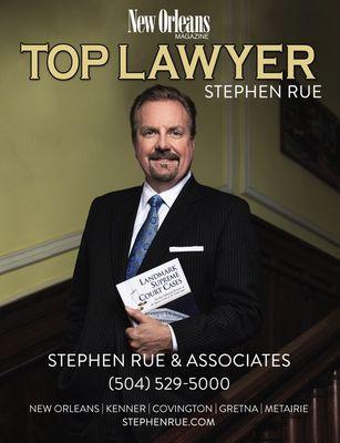 New Orleans Magazibe 2018 "Top Attorney"