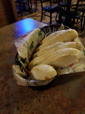 Breadsticks, light and fluffy