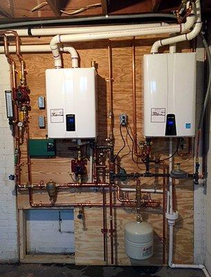 Navien NHB Boiler and NPE Tankless Water Heater