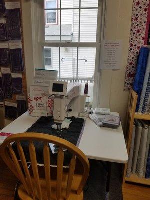 We are a Handi Quilter Dealer!