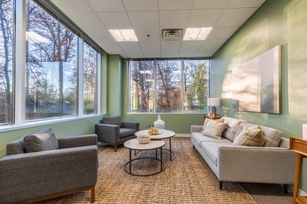 Our office was designed with your needs in mind, including a convenient location, ample parking, and abundant natural light.