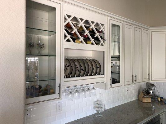 Wine rack and plate rack