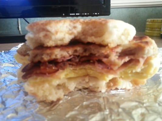 The everything breakfast sandwich, oh yeah!