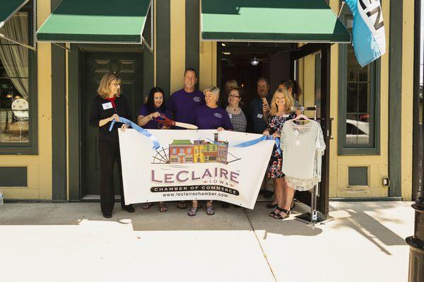 Ribbon Cutting in LeClaire, IA