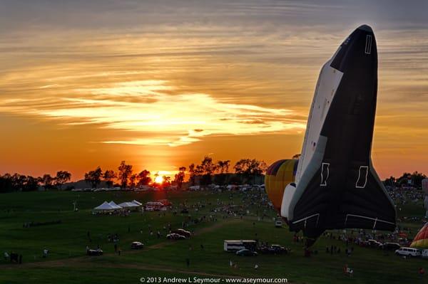 2013 Chester County Hot Air Balloon Festival at Plantation Field, Unionville PA.