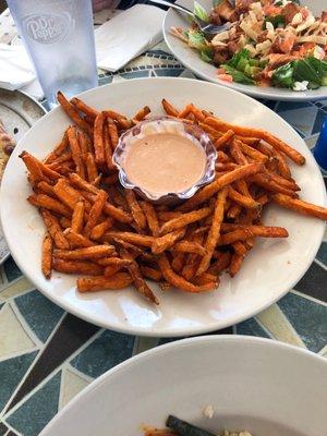 Sweet potato fry bliss!