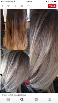 Before and after ash blonde tone & touch up bottom