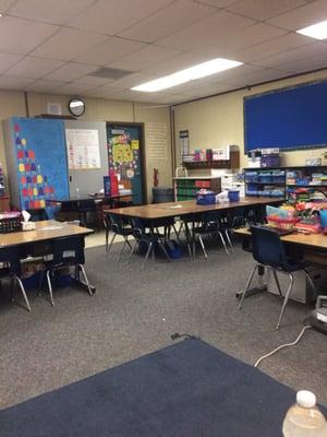 First grade classroom