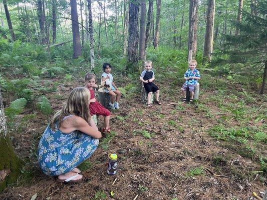 Outdoor circle time