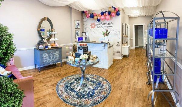 Our Danville Studio is bright and beautiful and we are ready to make your skin bright and beautiful, too!