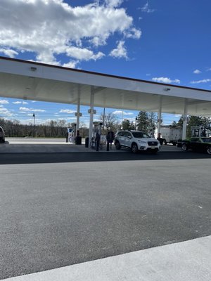 Plenty of room at the pumps