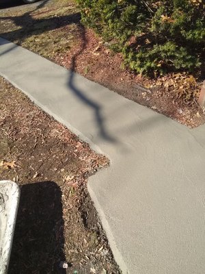 After walkway repair!!