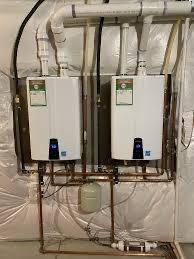 We install water heaters and tankless water heaters.