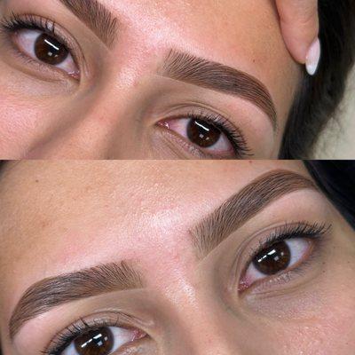 brow design and tint