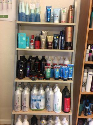 Creative Beauty Salon has the best products for all hair types. Love the selections.