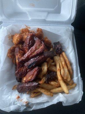 Boneless brew and bbq take out