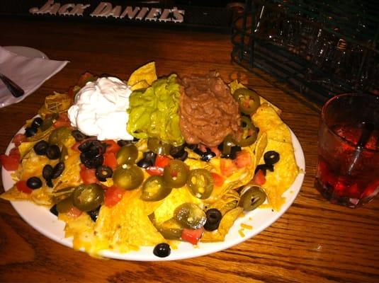 Gigantic nachos at $12 (yikes).