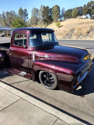 56 ford with candy paint