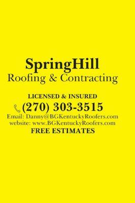 SpringHill Roofing & Contracting