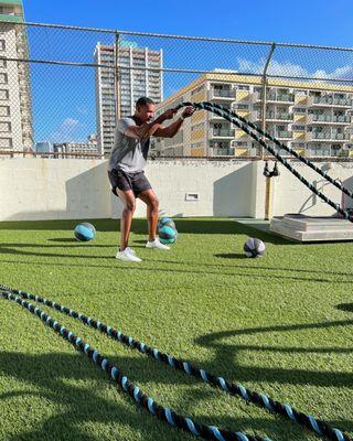 9th Floor outdoor workout area